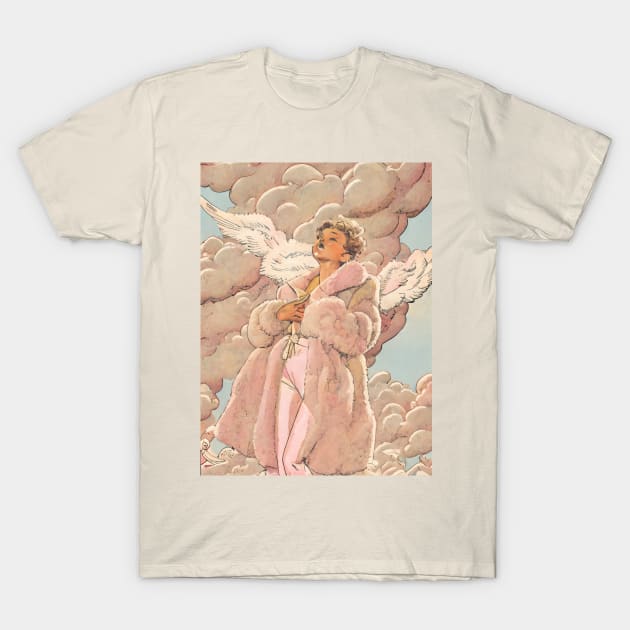 Angel in Pink T-Shirt by Copper City Dungeon